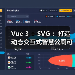 Vue 3 + SVG ：打造动态交互式智慧公厕可视化大屏（图2）
