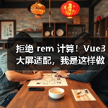 拒绝 rem 计算！Vue3 大屏适配，我是这样做的（图3）