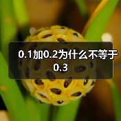 0.1加0.2为什么不等于0.3(图3) 0.1加0.2为什么不等于0.3(图3)