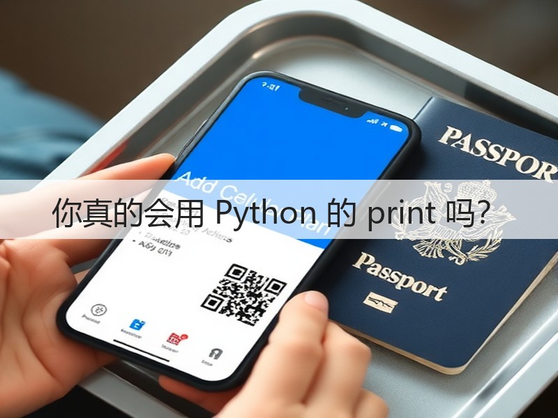 你真的会用 Python 的 print 吗?(图2) 你真的会用 Python 的 print 吗?(图2)
