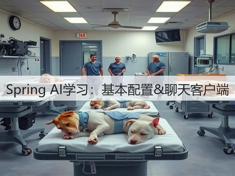 Spring AI学习:基本配置&聊天客户端(图3) Spring AI学习:基本配置&聊天客户端(图3)