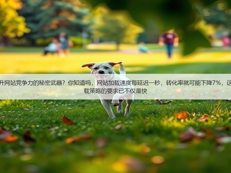为什么页面速度优化计划成为提升网站竞争力的秘密武器?你知道吗,网站加载速度每延迟一秒,转化率就可能下降7%,这是不争的事实。现在,用户对加载策略的要求已不仅是快(图2) 为什么页面速度优化计划成为提升网站竞争力的秘密武器?你知道吗,网站加载速度每延迟一秒,转化率就可能下降7%,这是不争的事实。现在,用户对加载策略的要求已不仅是快(图2)