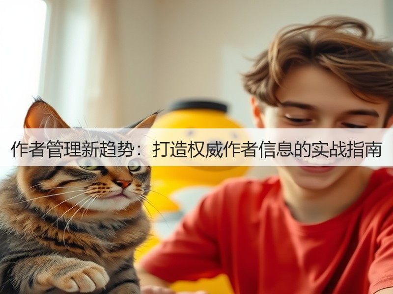 作者管理新趋势:打造权威作者信息的实战指南(图3) 作者管理新趋势:打造权威作者信息的实战指南(图3)