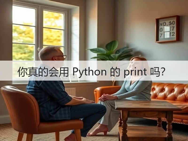 你真的会用 Python 的 print 吗?(图1) 你真的会用 Python 的 print 吗?(图1)