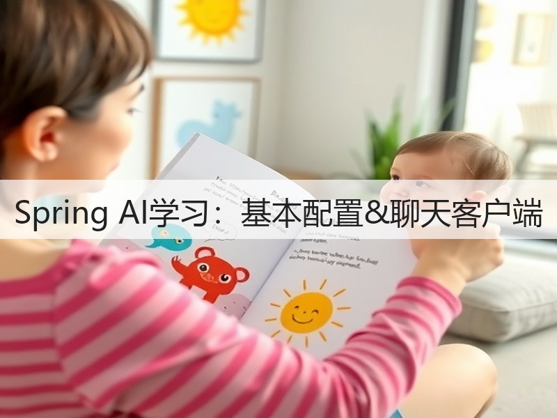 Spring AI学习:基本配置&聊天客户端(图1) Spring AI学习:基本配置&聊天客户端(图1)