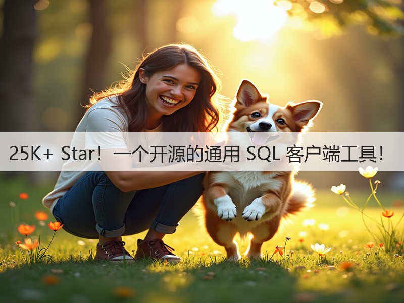 25K+ Star!一个开源的通用 SQL 客户端工具!(图1) 25K+ Star!一个开源的通用 SQL 客户端工具!(图1)