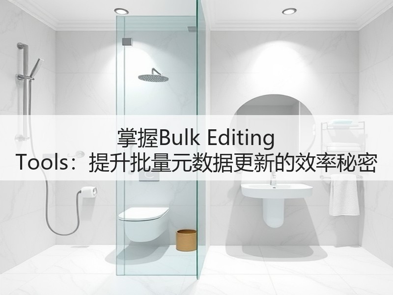 掌握Bulk Editing Tools:提升批量元数据更新的效率秘密(图3) 掌握Bulk Editing Tools:提升批量元数据更新的效率秘密(图3)