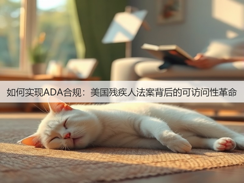 如何实现ADA合规:美国残疾人法案背后的可访问性革命(图1) 如何实现ADA合规:美国残疾人法案背后的可访问性革命(图1)