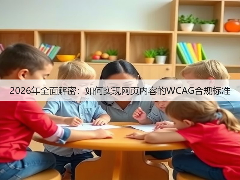 2026年全面解密:如何实现网页内容的WCAG合规标准(图2) 2026年全面解密:如何实现网页内容的WCAG合规标准(图2)