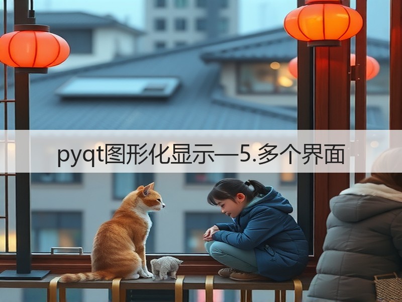 pyqt图形化显示—5.多个界面(图2) pyqt图形化显示—5.多个界面(图2)