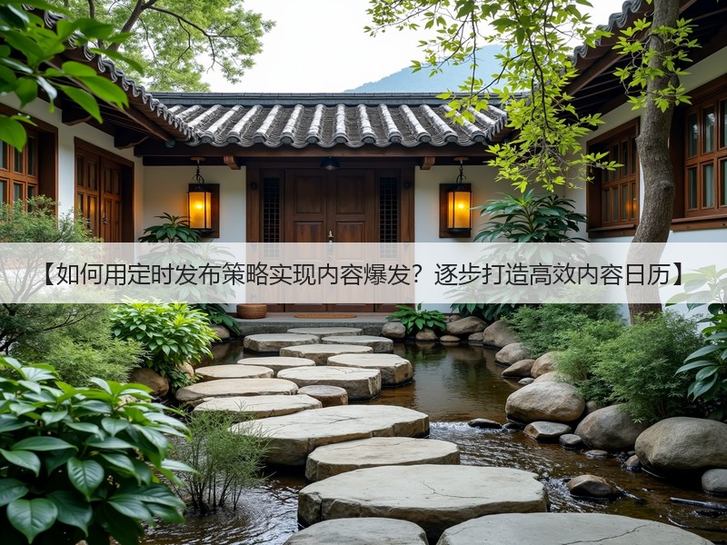 【如何用定时发布策略实现内容爆发?逐步打造高效内容日历】(图3) 【如何用定时发布策略实现内容爆发?逐步打造高效内容日历】(图3)