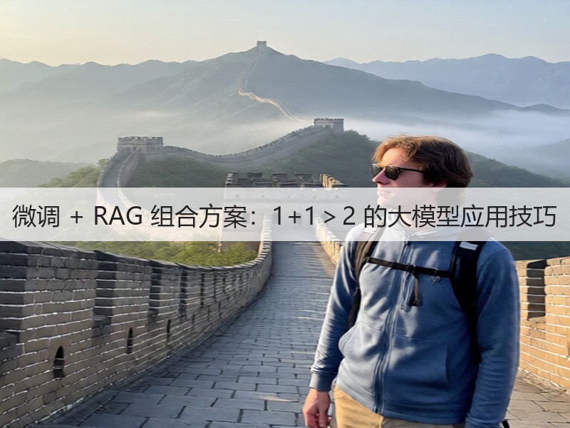 微调 + RAG 组合方案:1+1>2 的大模型应用技巧(图3) 微调 + RAG 组合方案:1+1>2 的大模型应用技巧(图3)