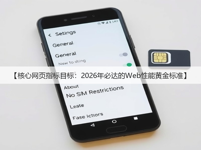 【核心网页指标目标:2026年必达的Web性能黄金标准】(图1) 【核心网页指标目标:2026年必达的Web性能黄金标准】(图1)
