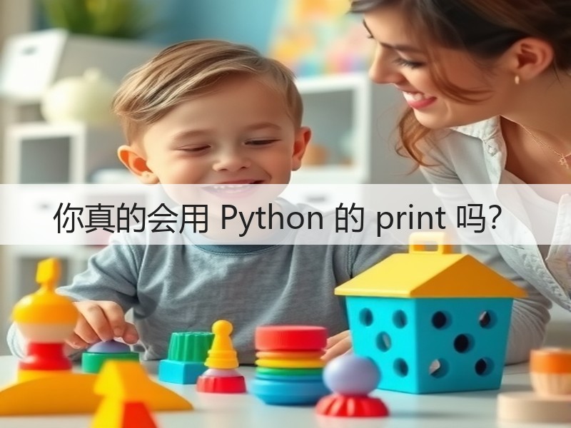 你真的会用 Python 的 print 吗?(图1) 你真的会用 Python 的 print 吗?(图1)